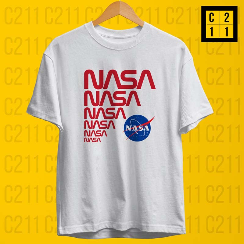 Baju Kaos T-Shirt Logo NASA